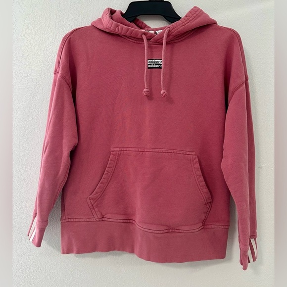 Adidas Originals 3-Stripe Trefoil Logo Women’s Vocal Hoodie Sz small - Picture 2 of 5